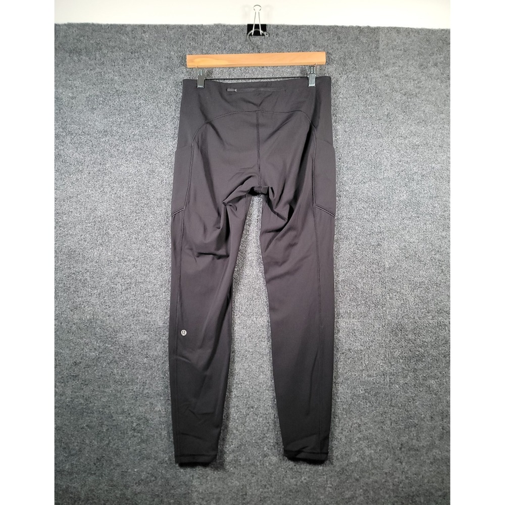 Lululemon Leggings Speed Up Mid Rise Tight 28" Luxtreme LW5BMUS Size 10 Black - Picture 2 of 12